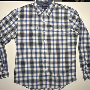 U.S. Polo Assn. Blue and Gray Checkered Shirt